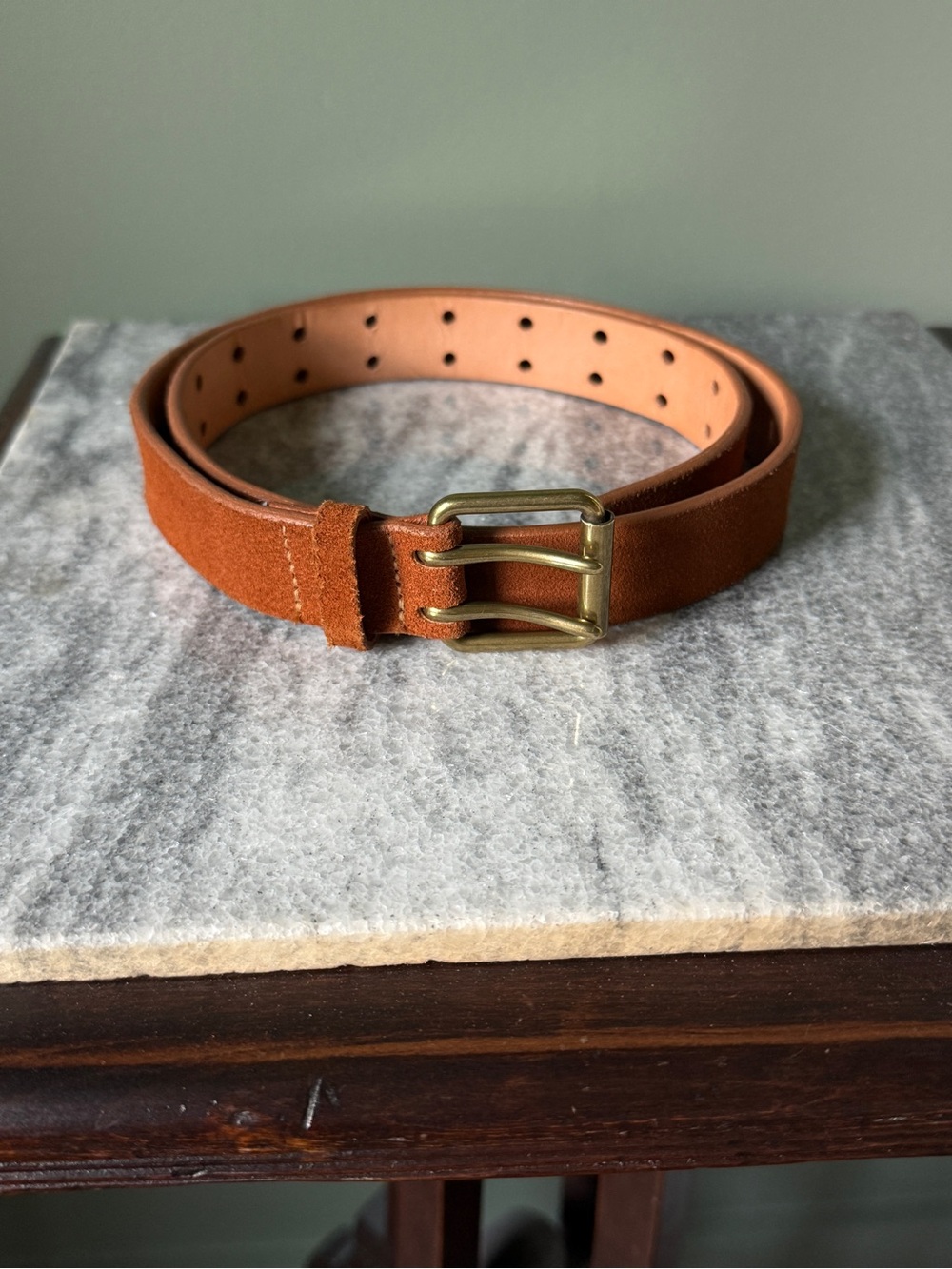 J. Crew Leather Belt - Brown - Size M